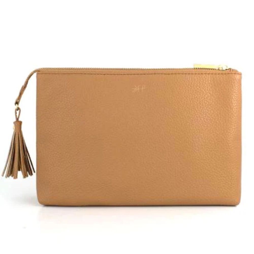 98. FRESHLY PICKED classic zip pouch butterscotch